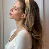 Carolyn Headband in Crème Marbre