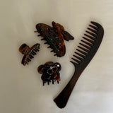 Papillon Clip in Amber