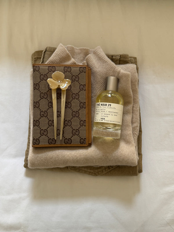 The Fleur Pin in Ivory
