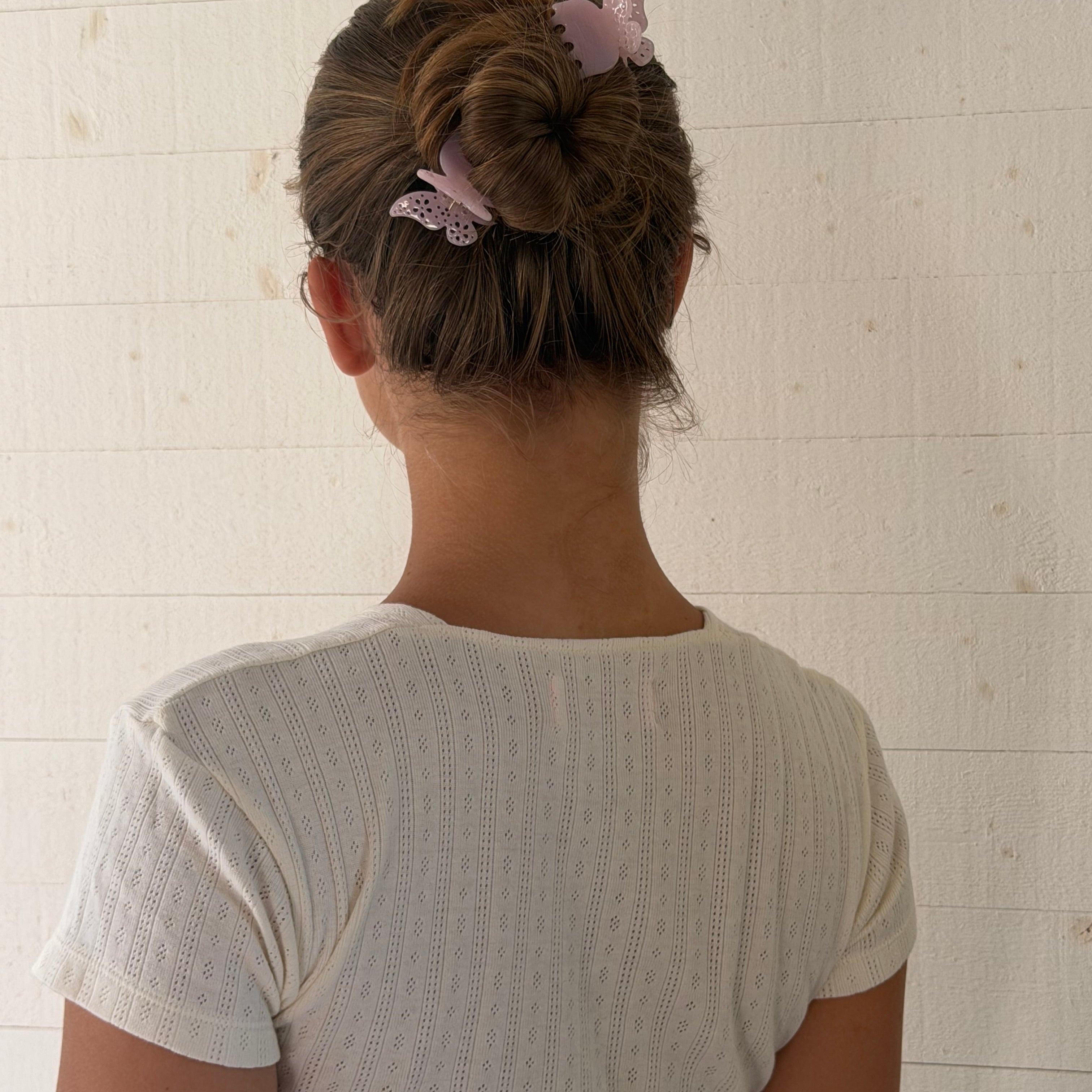 Petit Papillon Clip in Rose