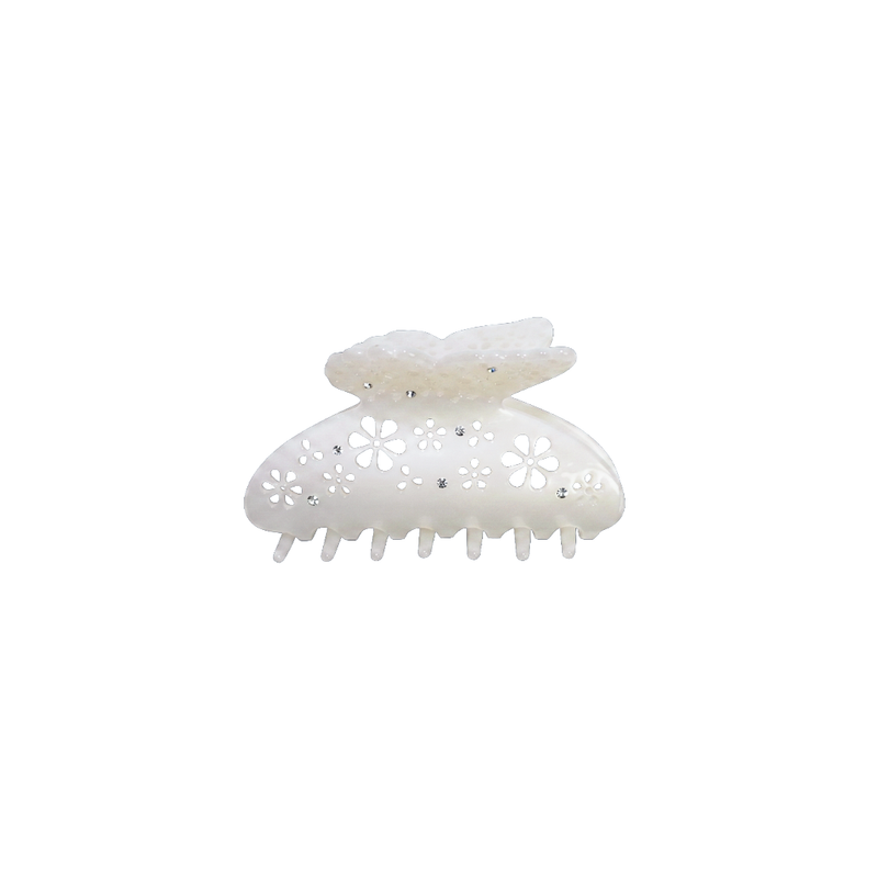 Papillon Clip in Blanc